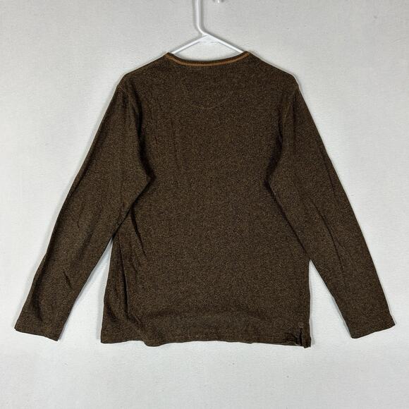 Robert Graham Lightweight Sweatshirt Men's Medium Brown Crew Neck Long Sleeve - Picture 5 of 9